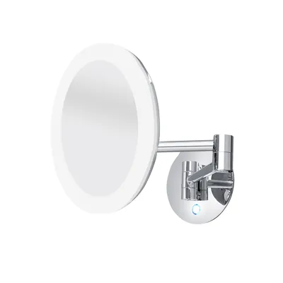 Image de Miroir cosmétique LED avec éclairage Ø 200,50 mm
