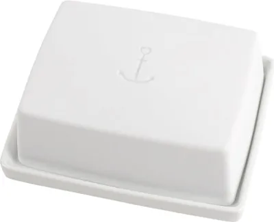 Produktbild von Räder Meeresrauschen 1/4 Butterdose Anker 11x9,5x5,4cm