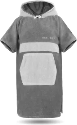 Produktbild von normani Surfer Poncho - Baumwoll Bademantel mit Kapuze