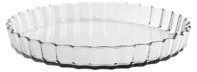 Kuchenform aus Borosilikatglas, 27 cm, rund, backofenfest
