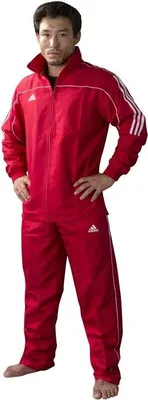 Produktbild von adidas Trainingsjacke rot Größe - M