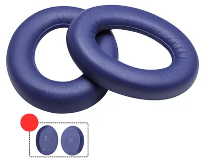 Produktbild von INF 2 Ersatz Ohrpolster für Bose QC Ultra mit Proteinleder Memoryschaum Blau