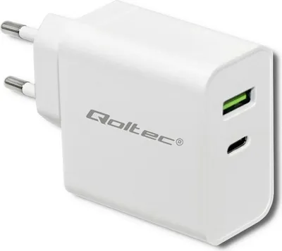 Image de Qoltec 51718 power adapter/inverter Indoor 42 W White