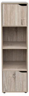 Immagine prodotto di Libreria 2 Ripiani 2 Ante 30x29x120 cm in Legno