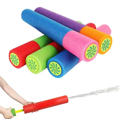 Produktbild von 5 Stück Wasserpistole Wasserspritzpistole Eva Wasserpistolen 33 cm