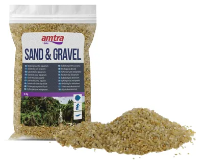 Produktbild von Amtra Kies Aquarium Ornaments, 2 kg, Rosella