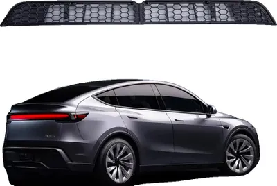Image de Couverture de sortie d'air du pare-chocs inférieur, ABS de première qualité, ajustement sur mesure, conçu pour Tesla Model Y Juniper (2025-aujourd'hui), environ 300g, bloque les insectes et la saleté