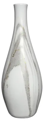 Produktbild von Idea4seasons Blumenvase Dazzle - Marmoroptik - D13 cm x 35 cm