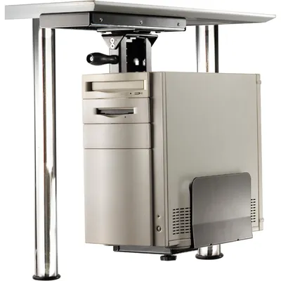 Zdjęcie produktu dla ROLINE 17.03.1129, Uchwyt na procesor montowany na biurku, 30 kg, Czarny, Stal, 0 - 90°, 23,4 cm