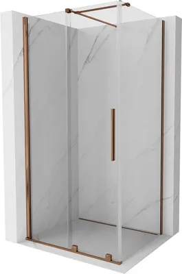 Obrázek produktu pro Mexen Velar sprchový kout 100x75 cm, zlatorůžový