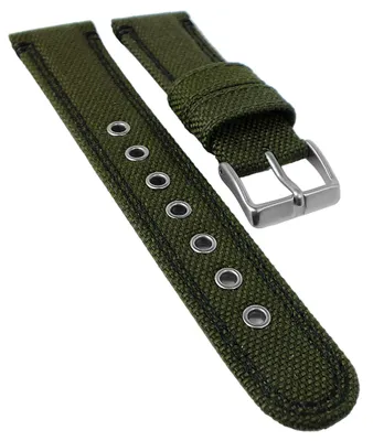 Produktbild von Citizen Eco Drive WR100 22mm Uhrenarmband 22mm Textil grün BM8470-11EE
