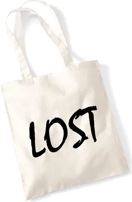 Produktbild von Huuraa Jutebeutel Lost Jugendwort 10 Liter Natural Baumwolle Tasche Geschenkidee