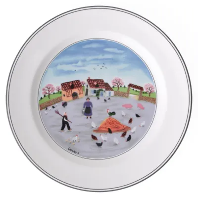 Produktbild von Villeroy & Boch Design Naif Speiseteller Hühnerhof 27cm