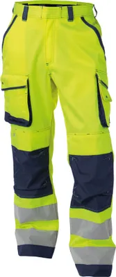 Produktbild von DASSY Warnschutzhose CHICAGO Gr. 56 STANDARD  gelb/blau
