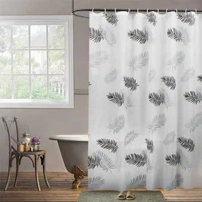 Immagine prodotto di Tenda da doccia in PEVA, 200 x 200 cm, impermeabile, per il bagno
