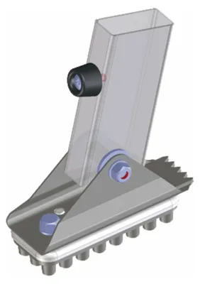 Produktbild von Zarges Schwenkfüße mit Gummiauflage 125x50mm 1 Stück