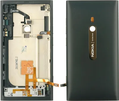 Produktbild von Gehäuse Rückseite für Nokia Lumia 800, Schwarz