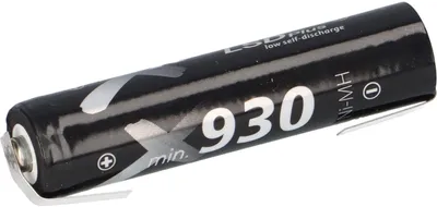 Produktbild von XCell AAA Micro Akku LSD Plus Ni-MH 1,2V 930 mAh U Lötfahne low self-discharge