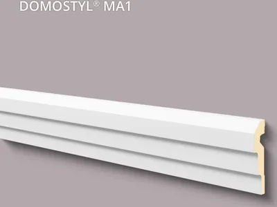 Produktbild von Türumrandung NMC MA1 DOMOSTYL Noel Marquet Fassadenstuck Fensterumrandung Fassadenprofil Modernes Design weiß 2 m