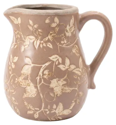 Produktbild von Clayre & Eef Dekorative Kanne Braun Keramik