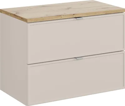 Zdjęcie produktu dla Szafka Łazienkowa 80 Cm Z Blatem W Dekorze Dąb Artisan