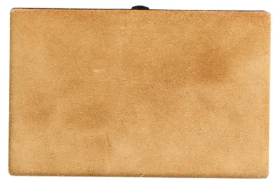 Produktbild von Dolce & Gabbana Mini-Abendclutch beige Kalbsleder Aluminium