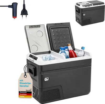Produktbild von Skandika Gefrierbox Routa 36 Liter | Camping Kühlbox mit Eiswürfelbereiter, elektrisch, mit Stromanschluss für die Steckdose oder das Auto