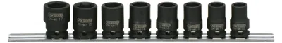 Zdjęcie produktu dla KS TOOLS Zestaw nasadek sześciokątnych 3/8" krótkich 8 szt. - 515.0608