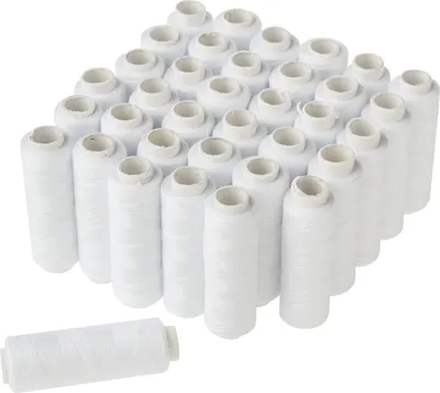 Produktbild von VBS XXL Nähgarn, 36 Rollen à 100 m Weiß
