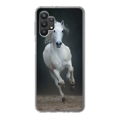 Produktbild von MuchoWow® Handyhülle Schutzhülle Hülle für Samsung Galaxy A32 5G Pferd - Pilz - Sand Silikon Softcase Handy Hülle - Softcase