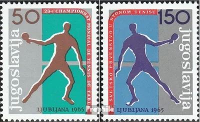 Produktbild von Briefmarken Jugoslawien 1965 Mi 1104-1105 (kompl.Ausg.) postfrisch Tischtennis-WM