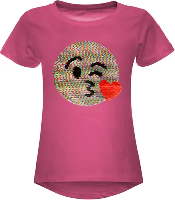 Produktbild von BEZLIT Mädchen Wende Pailletten T-Shirt mit Smile-Motiv Pink 104
