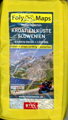 Produktbild von FolyMaps Motorradkarten Kroatien Slowenien