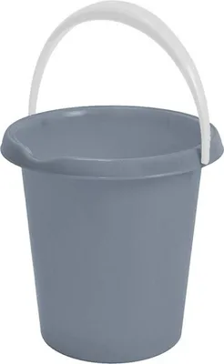 Produktbild von 10 Stück Kunststoff-Eimer 12L mit Griffmulde und Ausguss Haushalt Putzen 10er-Set