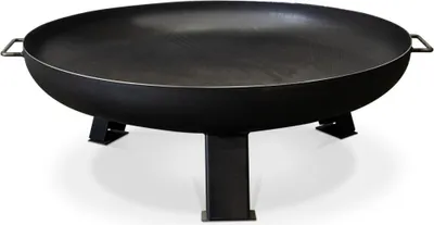 Produktbild von Siena Garden Feuerschale XXL 55 cm, aus Stahl, mit angeschweißten Füßen und Wasserablaufloch