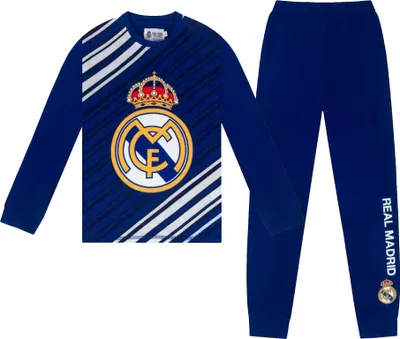 Image de Real Madrid CF - Pyjama avec pantalon long pour garçon GF1256 (158-164) (Bleu réfléchissant)