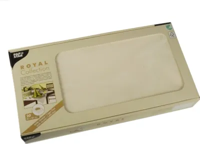 Produktbild von Mitteldecken, Tissue "ROYAL Collection" 80 cm x 80 cm champagner