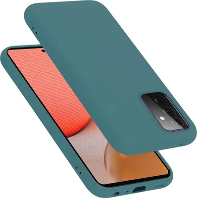 Obrázek produktu pro Cadorabo ochranný kryt pro Samsung Galaxy A72 4G / 5G pouzdro v zelené barvě obal na mobilní telefon kryt TPU pouzdro