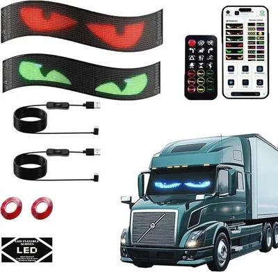 Produktbild von Famanu LED-Anzeige Programmierbar und Flexibel - Für Auto und Lkw