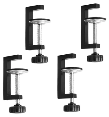 Image de Serre-joint en G - Serre-joint de table - Vis de serrage - 93 x 50 x 10 mm - Aluminium - Lot de 4