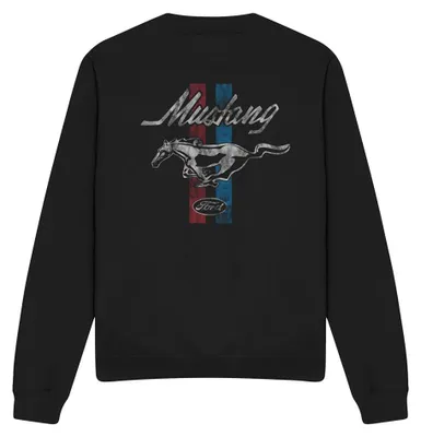 Productafbeelding van Ford - "Mustang" sweatshirt voor heren/dames, uni model, TV33755 (maat S) (zwart)