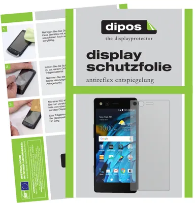 Produktbild von 2x Schutzfolie für ZTE Axon M matt Displayschutzfolie Folie Display Schutz dipos