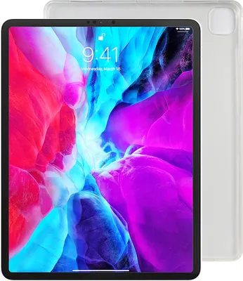 Zdjęcie produktu dla Etui do Apple iPad Pro 12.9 2021 5. generacji 12,9 cala silikonowa osłona smukłe etui pokrowiec pokrowiec ochronny