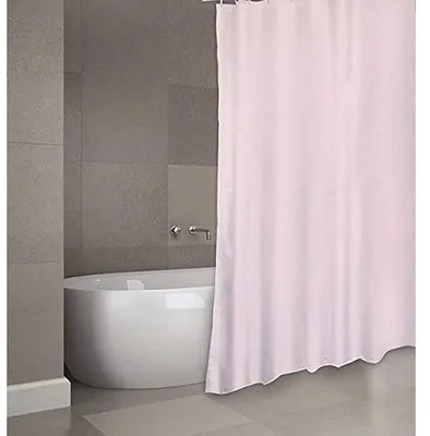 Image de Rideau de douche en PVC - blanc - 1 pièce - 180 x 200 cm