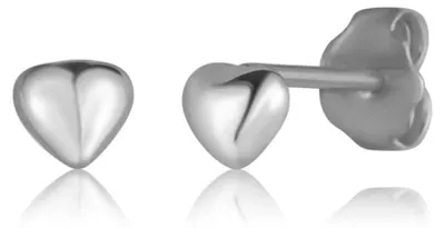 Produktbild von Kleine silberne Ohrringe Herzen SVLE3264XF30000