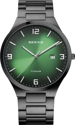 Produktbild von Bering Herren Uhr Armbanduhr schwarz - 15240-728 Titan