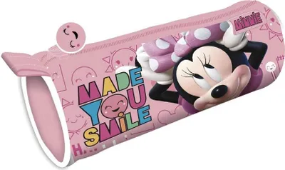 Produktbild von Minnie Maus Schüleretui rund  Mäppchen Schlampermäppchen Federmappe Schlamper