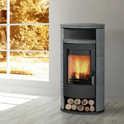 Produktbild von Fireplace Alicante Kaminofen Stahl Schwarz | Speckstein