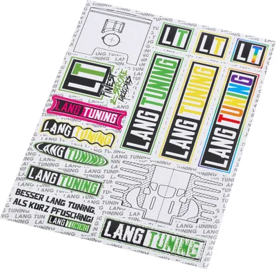 Produktbild von Set: Aufkleber "LangTuning" Stickerbogen 2024