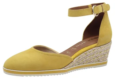 Immagine prodotto di Tamaris, décolleté da donna, tacco a zeppa, colore giallo, taglia EU 42